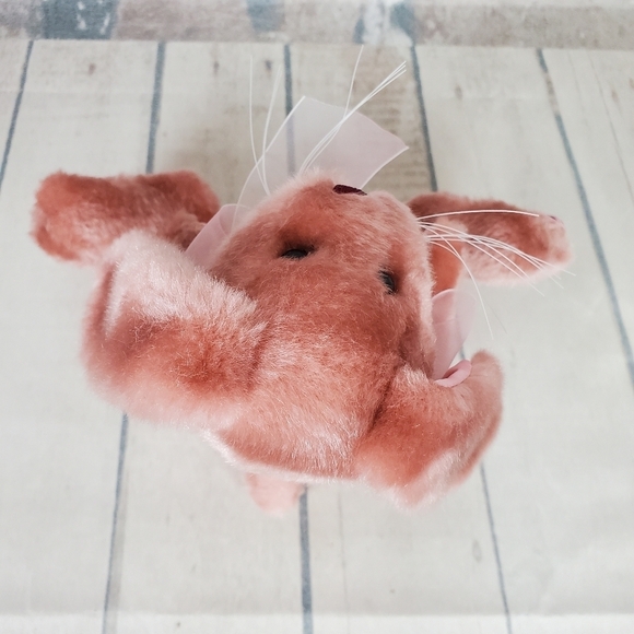 2/$25  Plush Bunny Peachy Rose 6.5" H - Picture 9 of 16